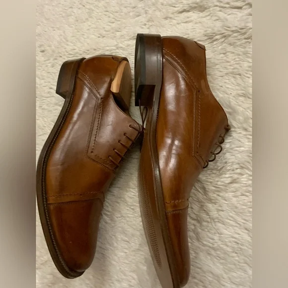 Allen Solly Tan Leather Oxfords - Picture 3 of 8